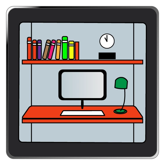 造作デスクの説明